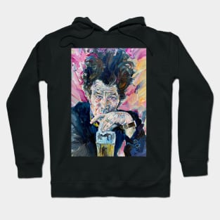 TOM WAITS oil portrait Hoodie